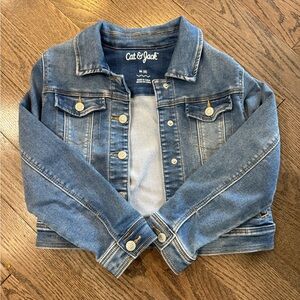 Girls, Jean, jacket, cat, and Jack size medium